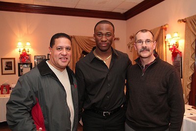 Retired NYS Police Detective Israel Toro, Mel Rojas, and Montgomery County District Attorney Jed Conboy