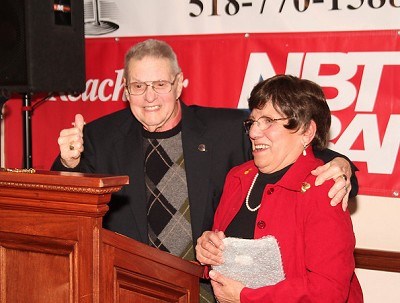 Hall of Famer Local Legend Herb Scialabba and wife