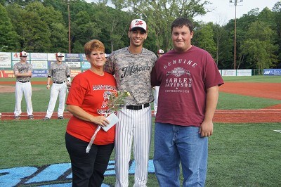 Joey Aiola and his host family