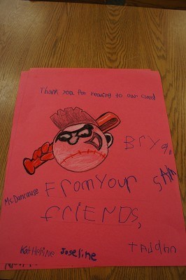 Thank you notes from the students!