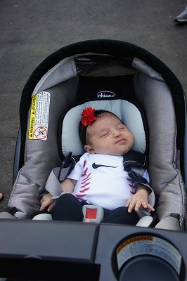 A true baseball fan!