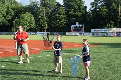 Kids love the between inning games!