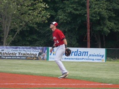 First Basemen Luke Nethaway of St. Rose