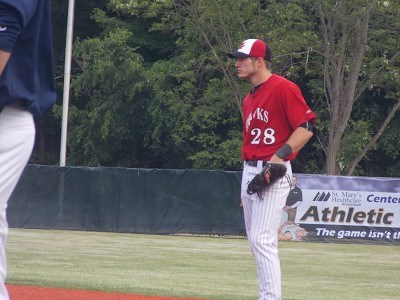 First Basemen Luke Nethaway of St. Rose