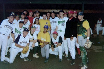 Miss NY State contestant Theresa Tokarowski and the NYCBl Eastern Division All-Stars