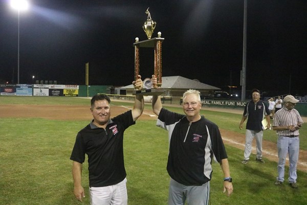 Mohawks President and GM Brian Spagnola with Head Coach Keith Griffin