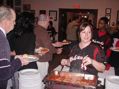 The Crystal Bar staff sporting Mohawks uniforms