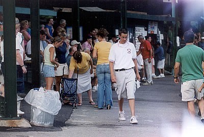 Fans pile in for a Mohawks home game.